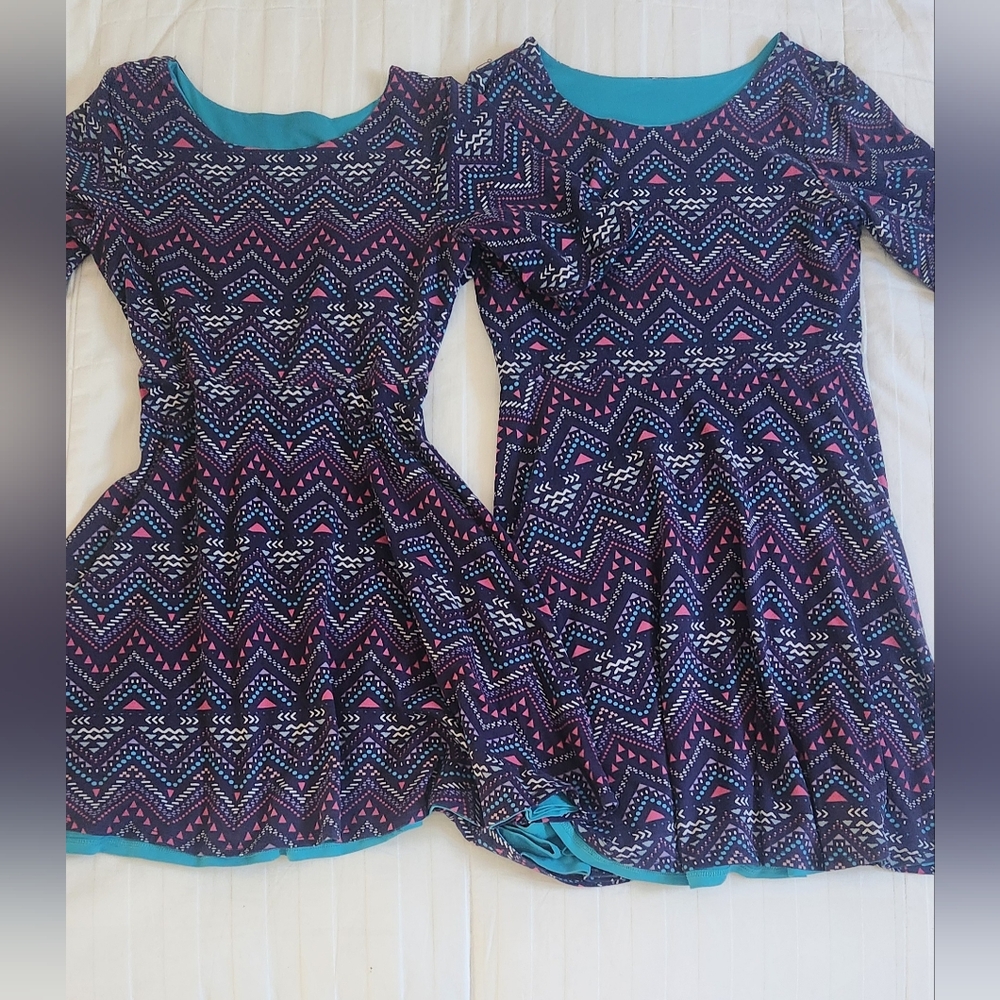 Two (Now One) Matching Reversible Dresses